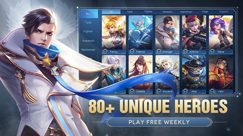 Khám phá đa dạng nhân vật trong Mobile Legends